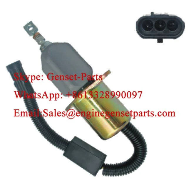 Dozerler Weichai Dizel için 1752ZS-A 12V 24V Stop Solenoid